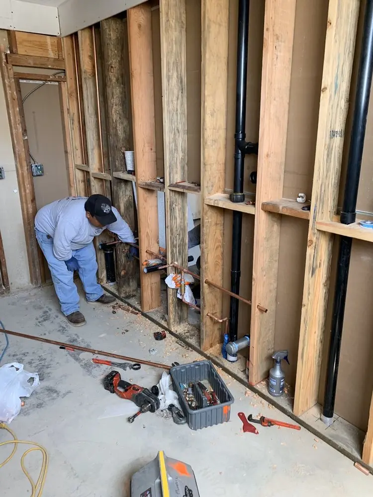 Commercial rough-in plumbing for Water Heater Replacement in North Decatur